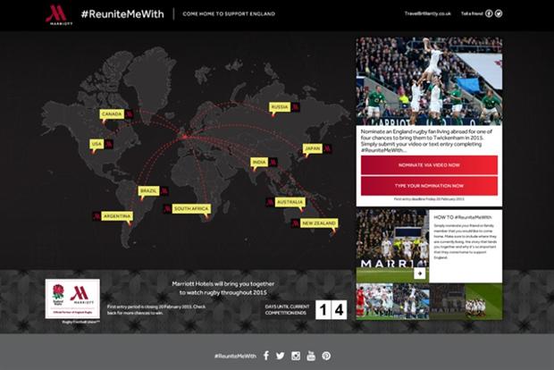 Marriott: using Skype data to target rugby-loving nations