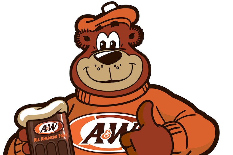 A&W Rooty Bear mascot