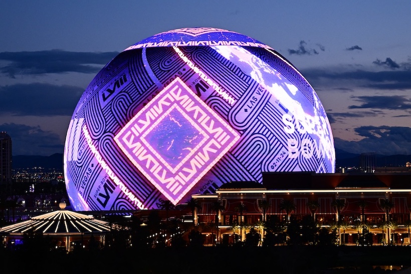 Las Vegas' Sphere will play a big role in Super Bowl activations