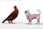 Famous Grouse 'diamante dog' by AMV BBDO