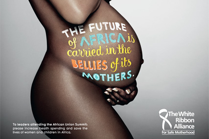 White Ribbon Alliance ‘African Union maternal mortality campaign’ by Karmarama