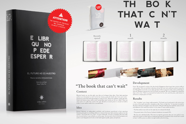 Eterna Cadencia 'The Book That Can't Wait' by DraftFCB Buenos Aires