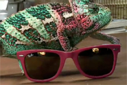 Ray-Ban...featuring a clever chameleon