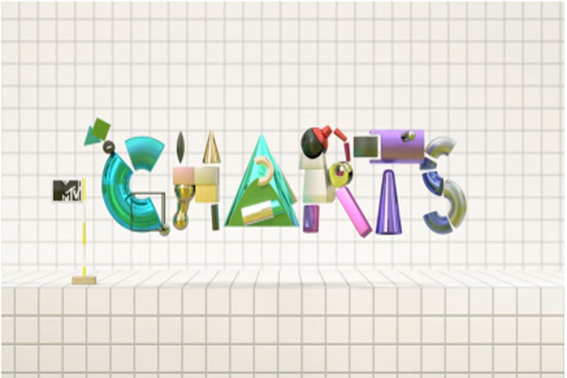  MTV 'charts idents' by Zeitguised