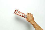 The Sun '40 year work' by Glue London