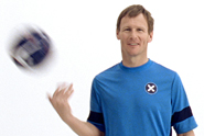 Teddy Sheringham ... juggles his balls
