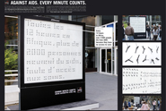 Solidarité Sida (AIDS Solidarity) 'clocks' by Euro RSCG France