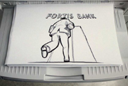 Fortis Bank ... uses photocopier to create animation