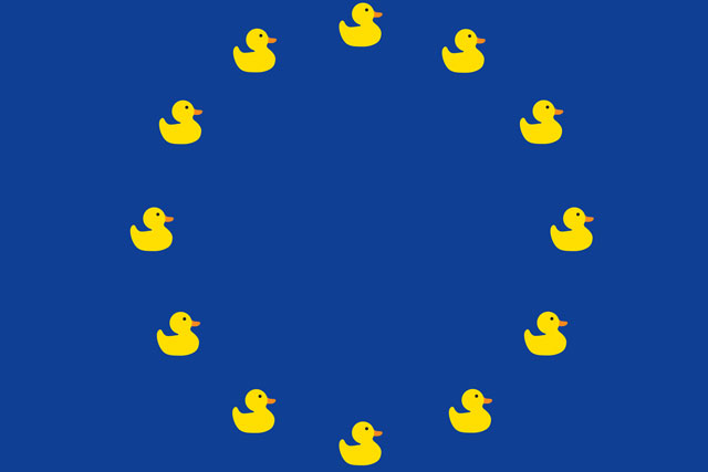 The Financial Times 'ducks' by DDB