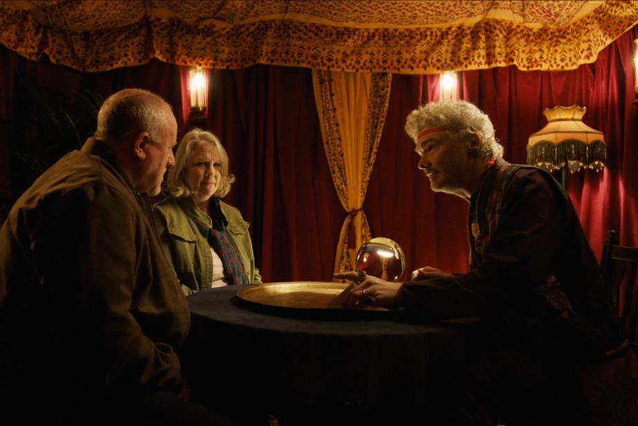 Couple with fortune teller