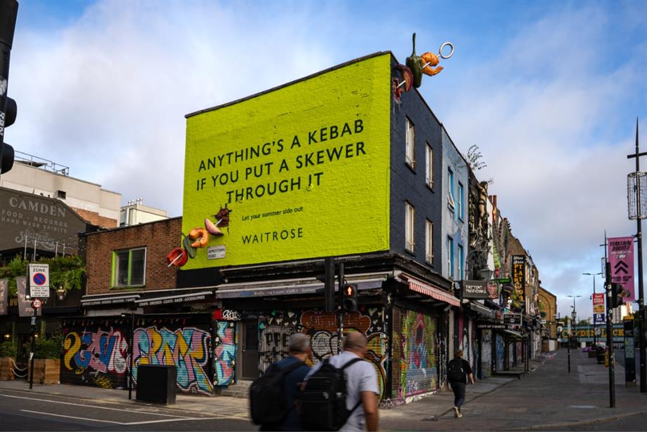 Waitrose kebab billboard