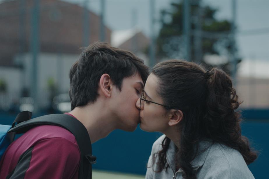 Couple kissing
