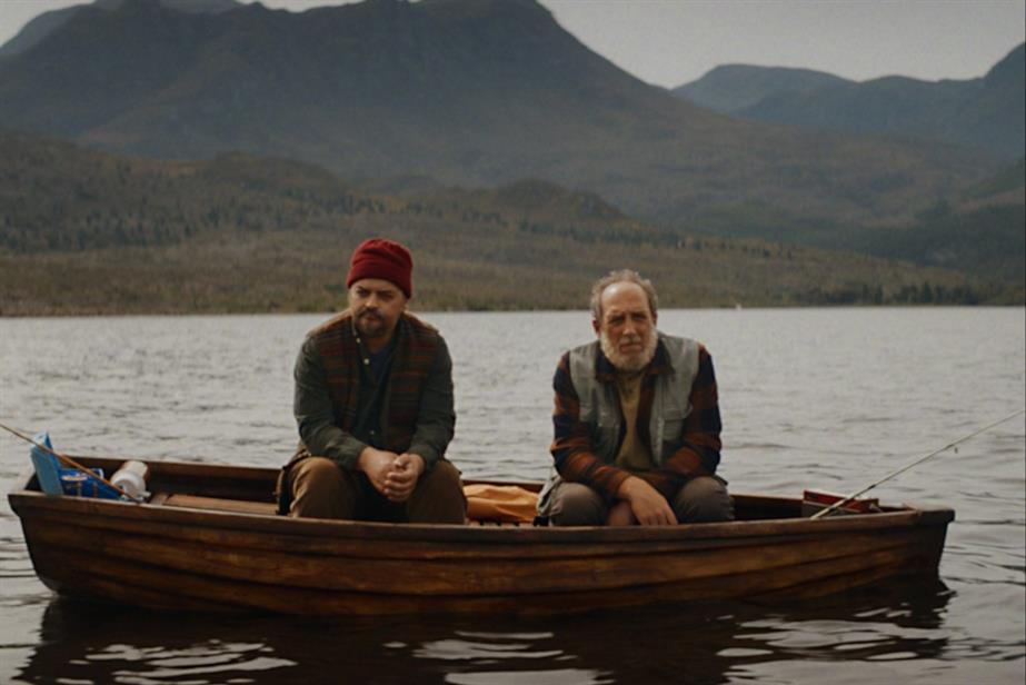 Two men on a fishing boat