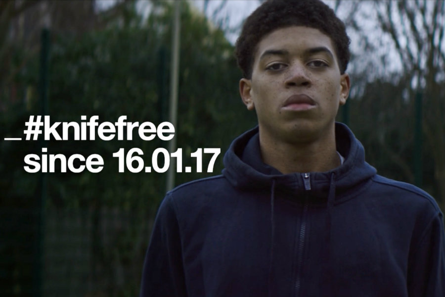 The #knifefree campaign features real-life stories