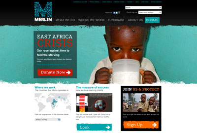 Merlin's improved website uses video, photographs and infographics