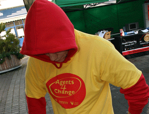 Hoodie: out for a yuletide embrace