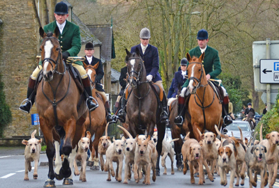 Heythrop Hunt on Boxing Day last year