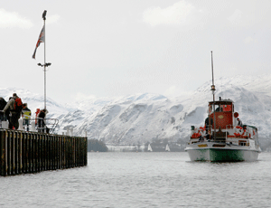 Prize shot: an Ullswater Steamer in winter
