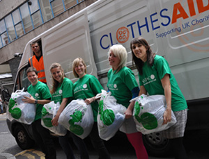 Clothes Aid: partnership with NSPCC