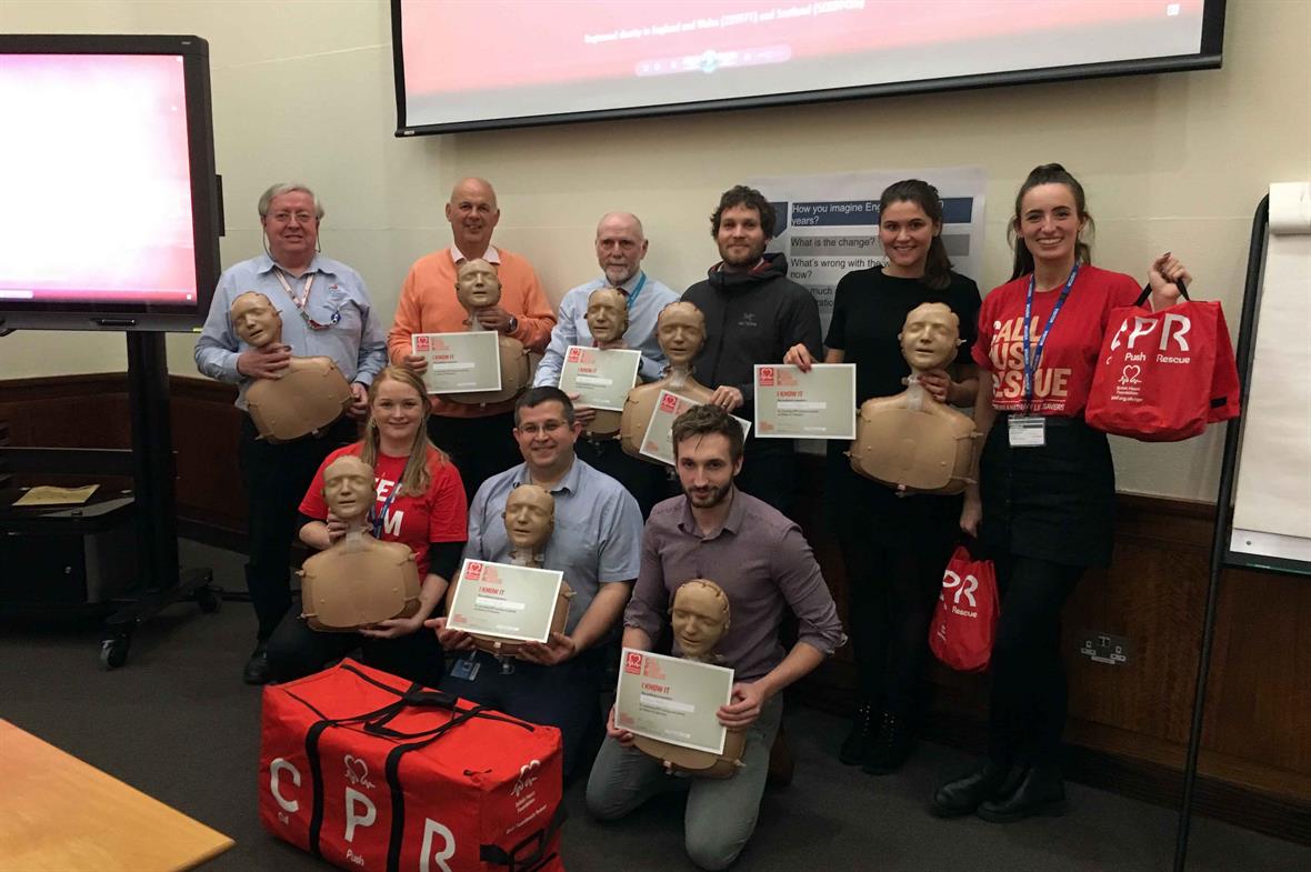 Airbus staff attended CPR training courses