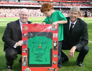 Hat trick: Wenger and Lucas support TreeHouse