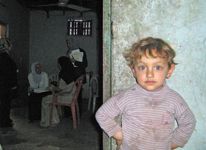 A child in Gaza