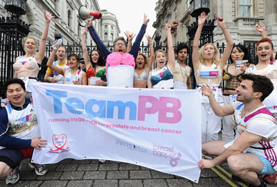 TeamPB, formed by two cancer charities