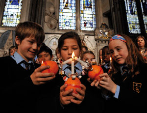 Children's Society Christingle service