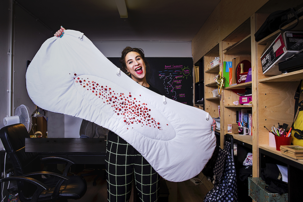 Gabby Edlin, founder and chief executive of Bloody Good Period. Photographed by Colin Stout