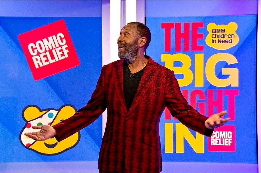 Lenny Henry takes part in the BBC Children In Need and Comic Relief 'Big Night In' during the first Covid-19 lockdown. Photo: Comic Relief/BBC Children in Need via Getty Images