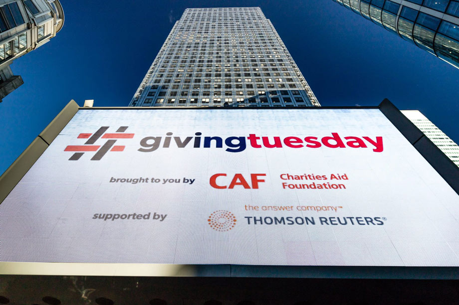 Giving Tuesday: began in the US