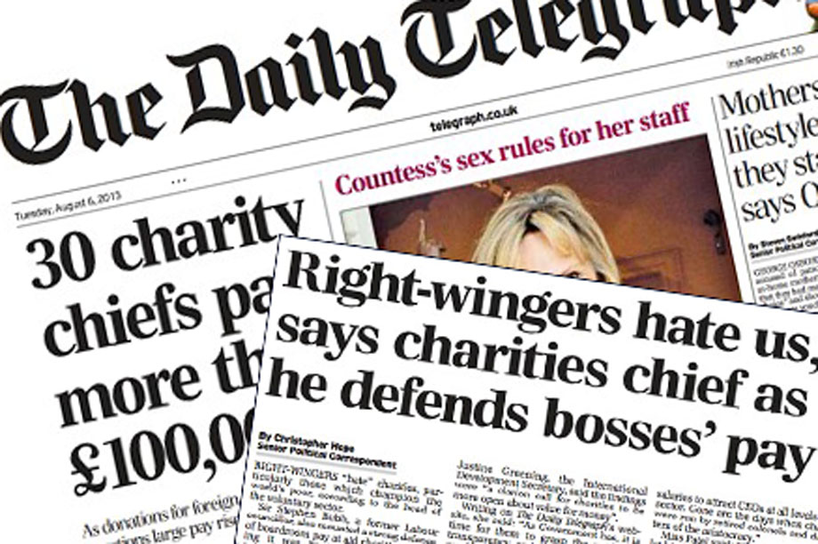 Charities have featured extensively in the media recently