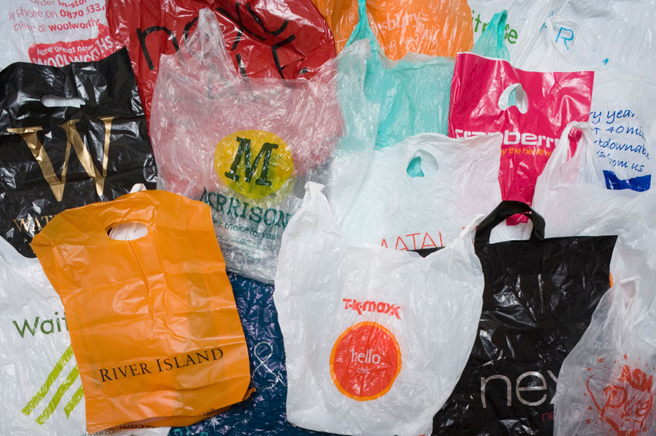 Plastic bags: levy begins in England today