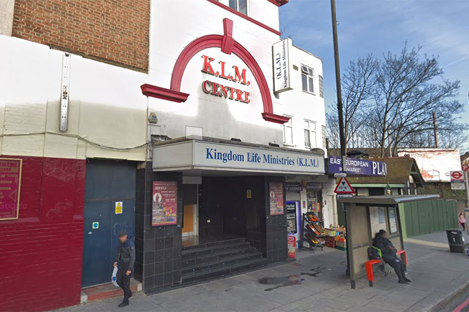 Kingdom Life Ministries' building in Tottenham, north London