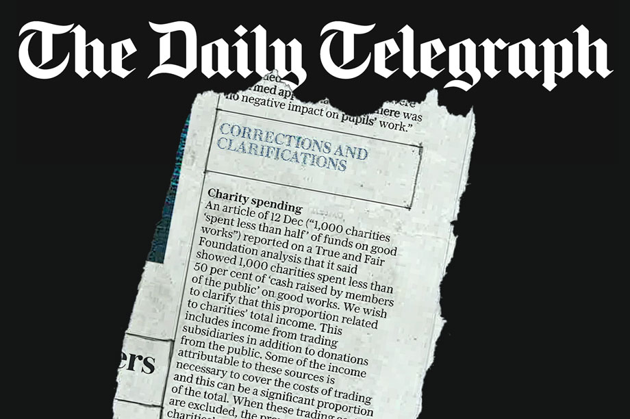 The Telegraph correction