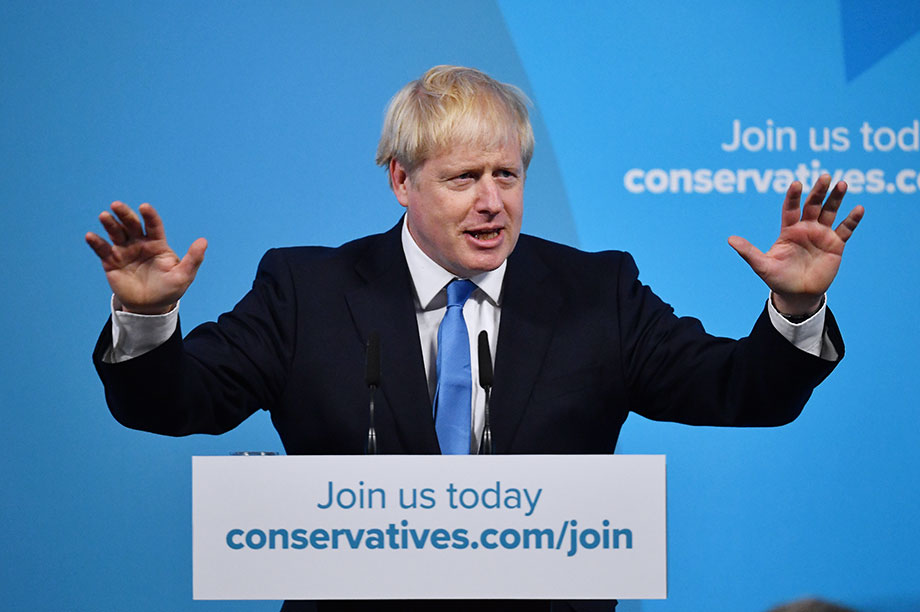 Boris Johnson will become Prime Minister tomorrow (Photograph: Jeff J Mitchell/Getty Images)