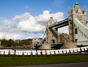 CALM washing line: picture by Pejman Faratin