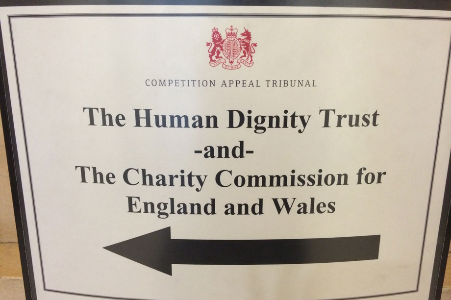 Human Dignity Trust at the tribunal