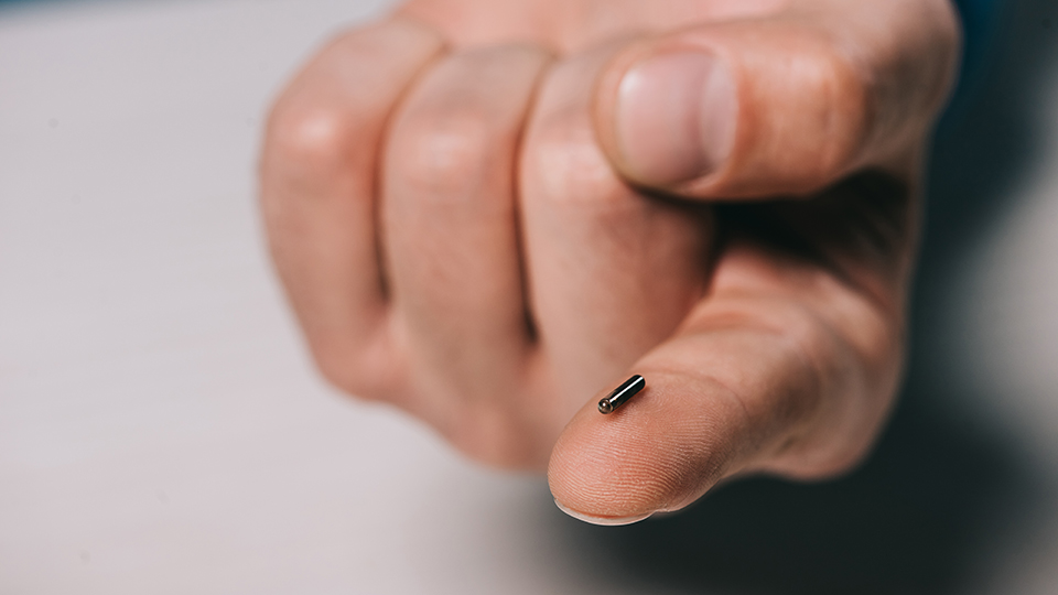 World's Smallest Implantable Chip