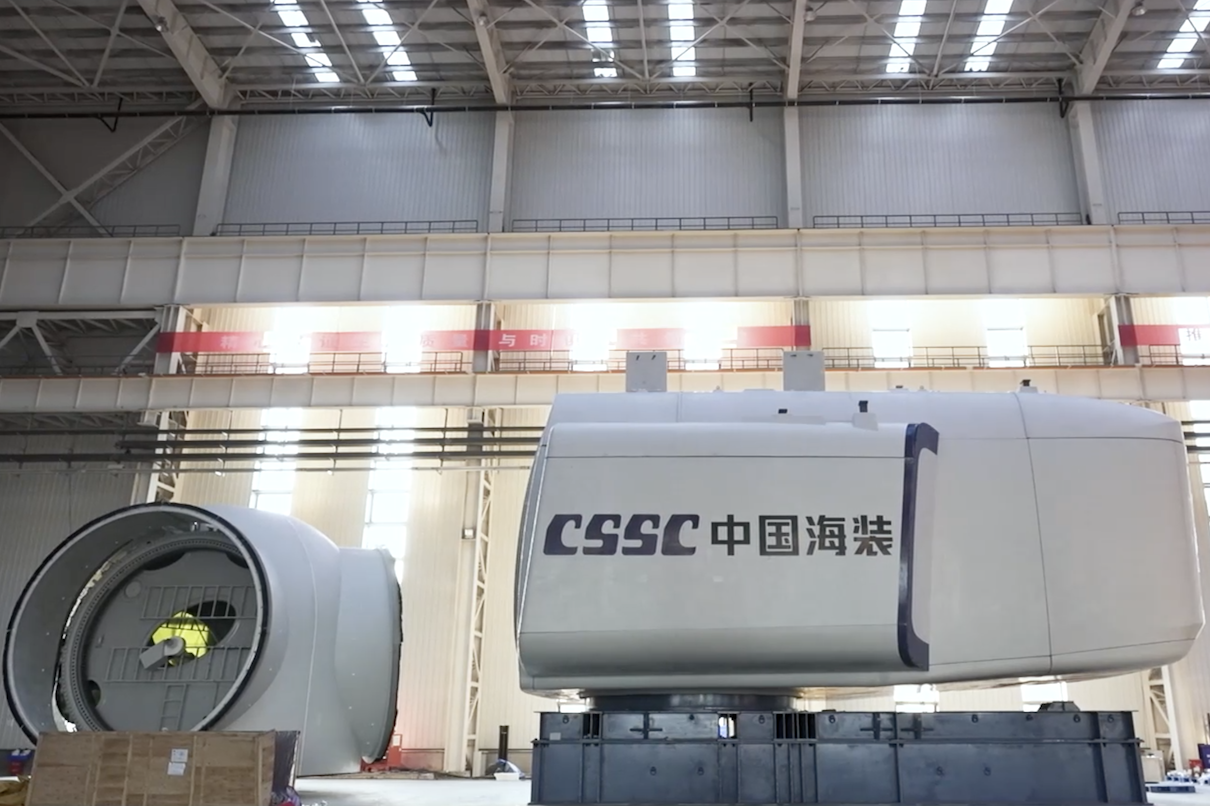 offshoreページ CSSC Haizhuang unveils nacelle for 18MW offshore wind turbine