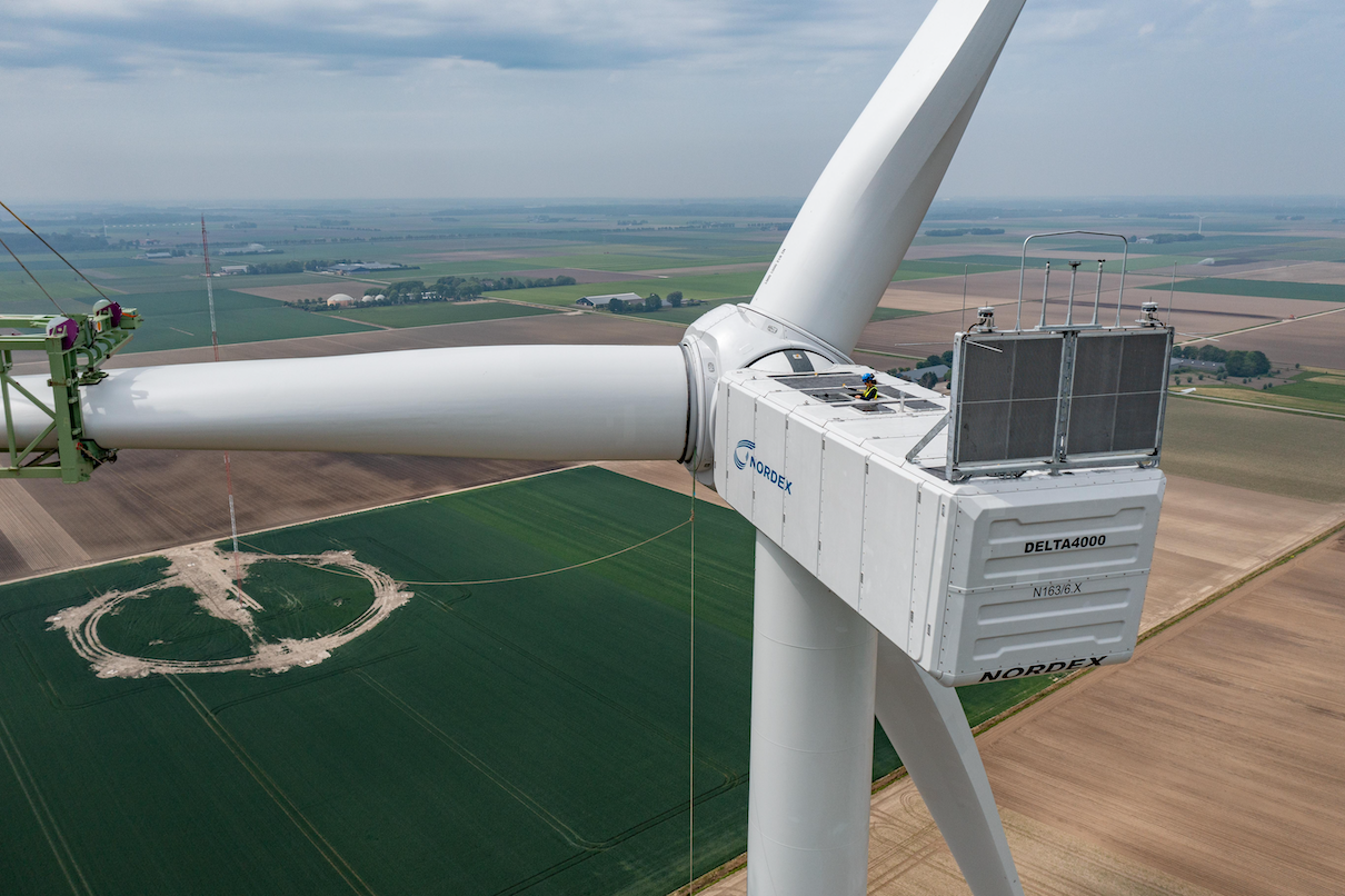 Nordex boosts 6MW onshore wind turbine rotor to 175 metres