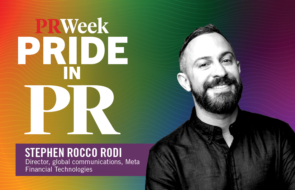 PRWeek Pride in PR: Stephen Rocco Rodi
