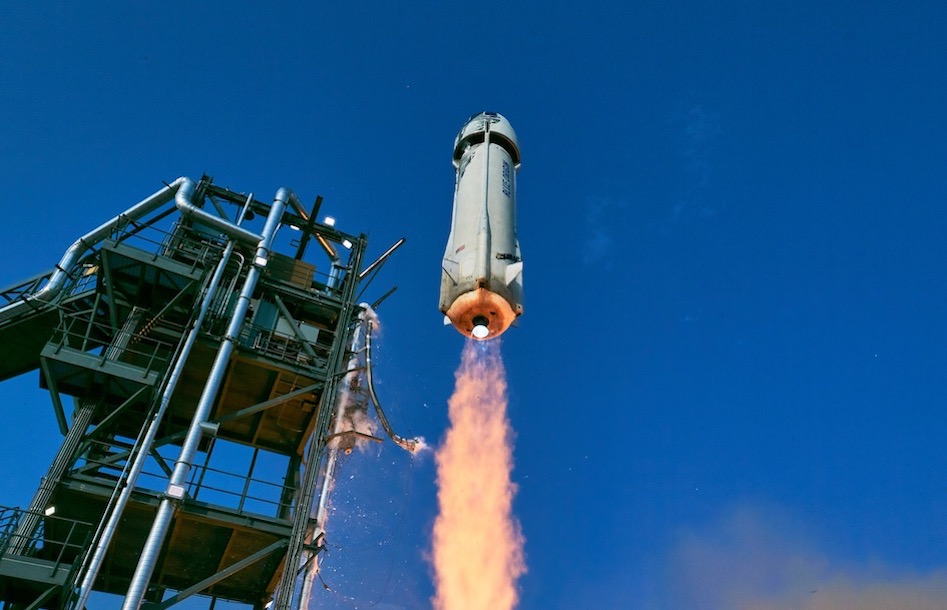 Why does Jeff Bezos's rocket look like that? An inquiry, Space