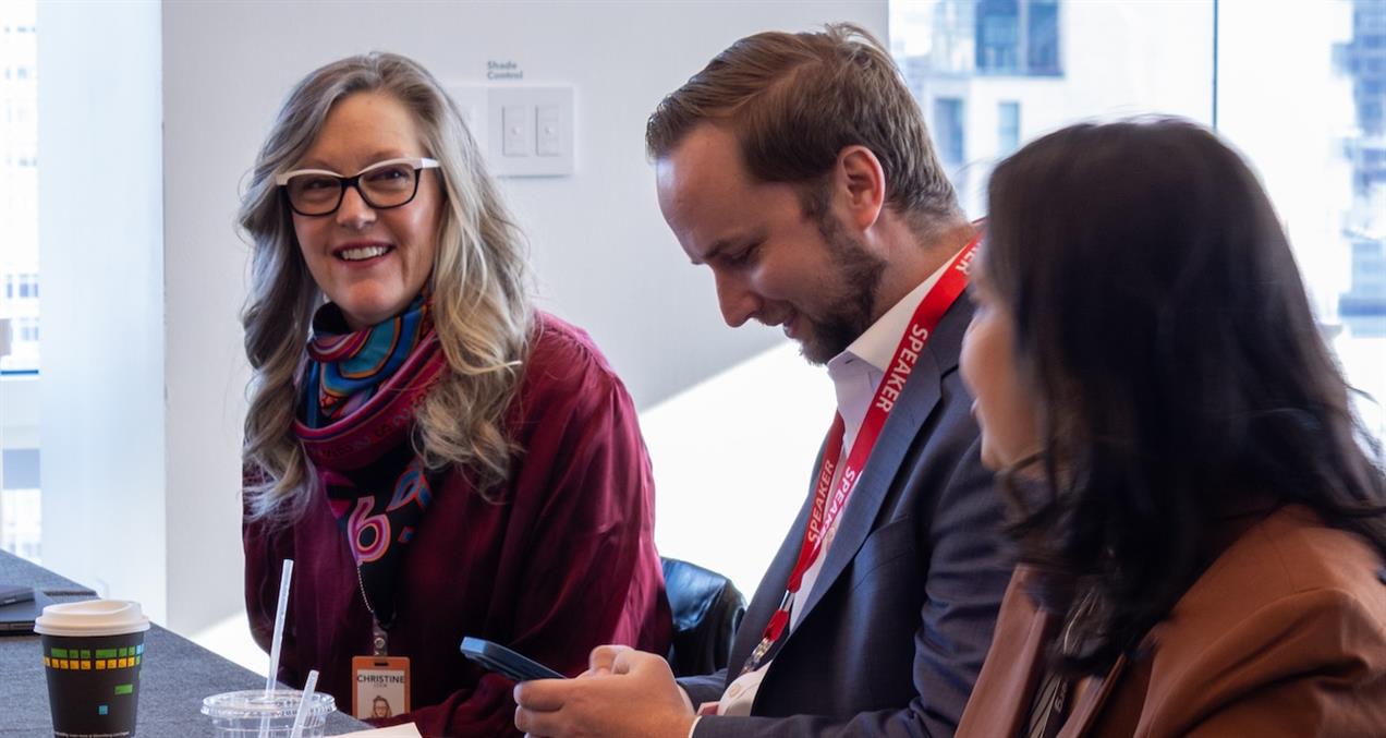 Participants at a Bloomberg Media x Campaign roundtable