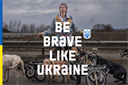 Banda's billboard campaign placed photos of 'brave Ukrainians' all around the world