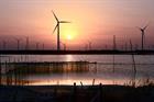 At work on... Huangang wind farm
