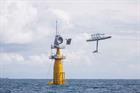 Soaring high with kite-wind test flight
