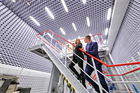 Voice-activated entertainment systems and first-class cabins with three beds