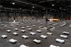 Global venues being transformed into field hospitals