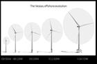 Close up - the Vestas V164 7MW offshore turbine